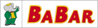 Il logo dell'esperimento BaBar