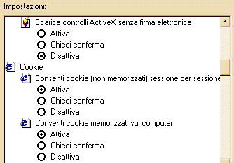 Impostazioni Livello Protezione (3)