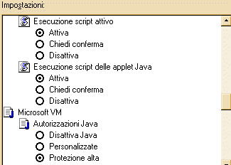 Impostazioni Livello Protezione (5)